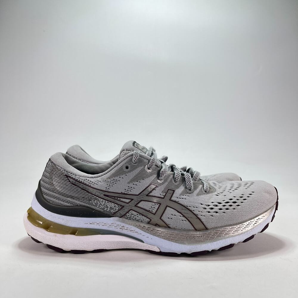 ASICS GEL-Kayano 28 Piedmont Grey Sheet Rock Running Shoes 1012B047 Women's Sz 8